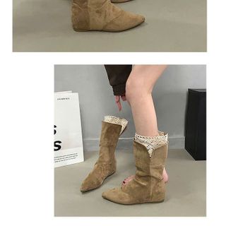 👢 BỐT NỮ CỔ LỬNG PHỐI REN SANCHI – HOT TREND THỜI TRANG 2026 🌸