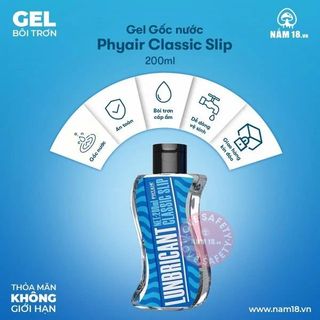 Gel Bôi Trơn Gốc Nước Phyair Classic Slip - 200ml.