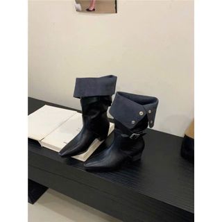 👢 BỐT ĐÙI NỮ LYN DA MỀM CAO CẤP – THIẾT KẾ PHỐI KHUY CÁ TÍNH, DỄ PHỐI ĐỒ