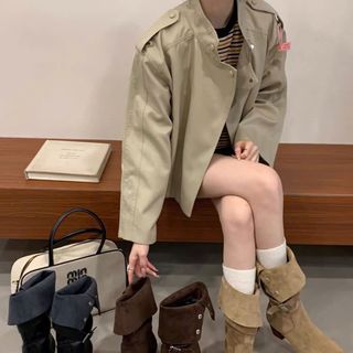 👢 BỐT ĐÙI NỮ LYN DA MỀM CAO CẤP – THIẾT KẾ PHỐI KHUY CÁ TÍNH, DỄ PHỐI ĐỒ