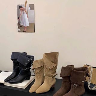 👢 BỐT ĐÙI NỮ LYN DA MỀM CAO CẤP – THIẾT KẾ PHỐI KHUY CÁ TÍNH, DỄ PHỐI ĐỒ