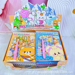 SỔ TRANH STICKER 3D KÈM NHÍP CH - 230