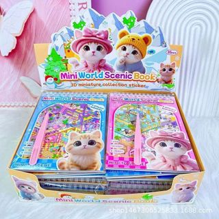 SỔ TRANH STICKER 3D KÈM NHÍP CH - 230