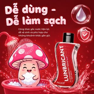 Gel Bôi Trơn Hương Dâu Phyair Strawberry - 200ml.