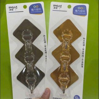 VỈ 3 MÓC DÁN TƯỜNG SIÊU DÍNH BINGJIA (T360)