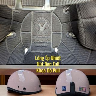 Combo Mũ Bảo Hiểm Nửa Đầu 1/2 Nam Nữ Sơn Đủ Màu Kèm Kính Phi Công UV - Xu Hướng Mới - Hàng Tốt - Giá Rẻ