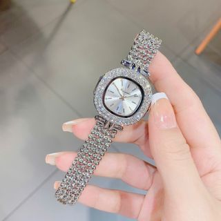 Set đồng hồ nữ dây Mâm Xôi phối trang sức mắt mèo cỏ bốn lá Gossie – Set Yunkou Mâm Xôi Mắt Mèo Cỏ Bốn Lá