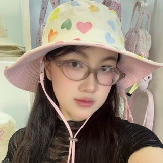 Bucket vành lớn hoạ tiết mùa hè