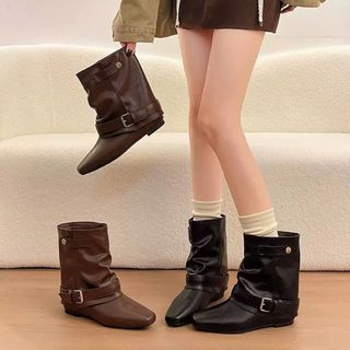 👢 BỐT NỮ FLORA HOT TREND – PHỐI ĐAI CÁ TÍNH, DA MỀM, FULL BOX