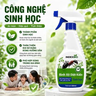 hai xịt diệt kiến, gián sinh học INDEXBIO