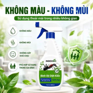 hai xịt diệt kiến, gián sinh học INDEXBIO