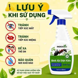 hai xịt diệt kiến, gián sinh học INDEXBIO