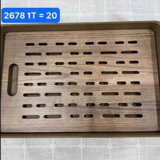 Khay Đựng Trà Chữ Nhật Gỗ 2678 (THÙNG 20C)