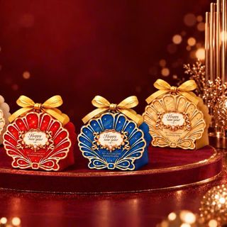 Hộp quà tết vỏ sò cực sang