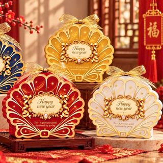 Hộp quà tết vỏ sò cực sang