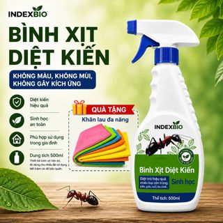 hai xịt diệt kiến, gián sinh học INDEXBIO