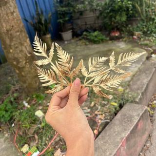 Mẫu bông vàng trang trí tết , phụ kiện hoa trang trí giỏ quà