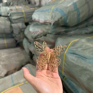 Mẫu bông vàng trang trí tết , phụ kiện hoa trang trí giỏ quà