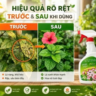 chai xịt rệp thảo mộc Faster