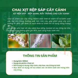 chai xịt rệp thảo mộc Faster
