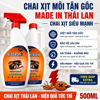 Chai xịt diệt mối mọt Thái Lan GECKO
