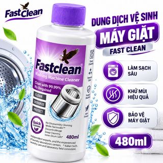 chai dung dịch vệ sinh và khử trùng lồng máy giặt Fasclean 8in1