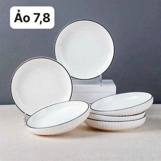 Đĩa 6 Ảo Sọc Trắng Viền Đen (THÙNG 60C)