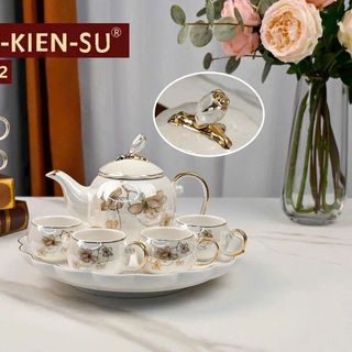 Bộ Ấm Chén Cao Cấp Vân Đá Y41B-2 (THÙNG 12B)