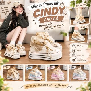 GIÀY THỂ THAO NỮ CINDY CAO CỔ – MANG 2 KIỂU, PHỐI ĐỒ CỰC XINH