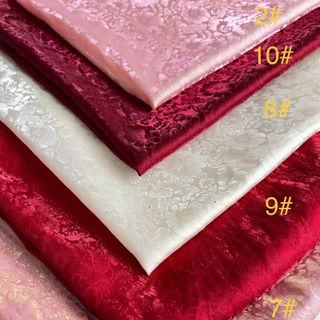 VẢI LỤA NHA SÁ - HỌA TIẾT HOA CÚC | SẲN KHO HCM