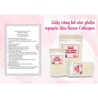 NANO COLLAGEN – NGUYÊN LIỆU COLLAGEN ỨNG DỤNG TRONG NGÀNH THỰC PHẨM CHỨC NĂNG VÀ LÀM ĐẸP