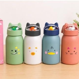 BÌNH NƯỚC THỦY TINH HOẠ TIẾT HOẠT HÌNH 360ml (T100)