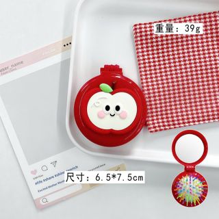 GƯƠNG LƯỢC GAI TRÒN TÁO ĐỎ