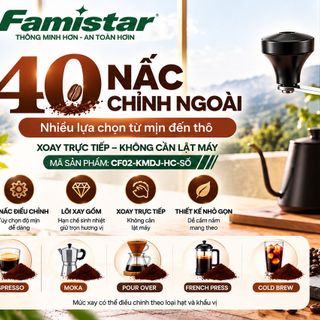 Máy xay cà phê cầm tay CF02-Số FAMISTAR