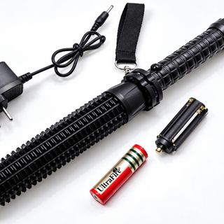 ĐÈN PIN TỰ VỆ SIÊU SÁNG KIÊM GẬY BATON (T50)