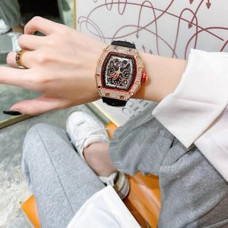 [MS STORE x VINHBANHBO] ĐỒNG HỒ NAM PIN THẠCH ANH , THIẾT KẾ ĐÍNH ĐÁ LỊCH LÃM SANG TRỌNG -M47