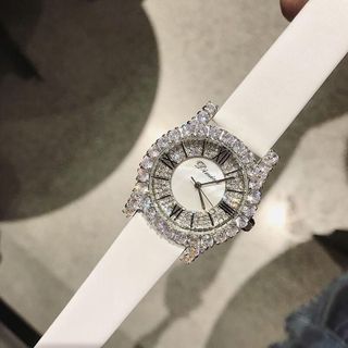 B112- ĐỒNG HỒ DINIMI MẶT TRÒN ĐÍNH ĐÁ CAO CẤP THIẾT KẾ LUXURY
