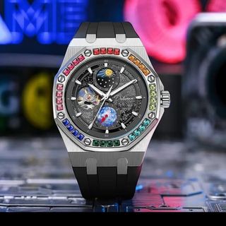 [MS STORE x DƯƠNG MINH HẢI] Đồng Hồ Chính Hãng Dulunwe Phiên Bản Đính Đá Sang Trọng Lịch Lãm, Chống Nước - M77