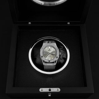 [MS STORE x VŨ VĂN KHẢI ] M85- Đồng Hồ Nam VERSATI Viền Đính Đá Sang Trọng Lịch Lãm-M85.5 XÁM