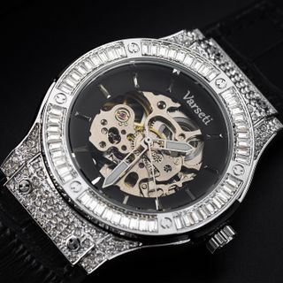 [ MS STORE- VŨ VĂN KHẢI ] Đồng Hồ Nam CƠ VERSATI Phiên Bản Lộ Cơ Cao Cấp Thời Trang, Sang Trọng- M126 Tặng hộp da trắng