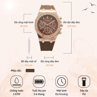 N21-SIÊU PHẨM ĐỒNG HỒ NỮ DÂY silicon HÀNG SIÊU CẤP ( CHÍNH HÀNG)