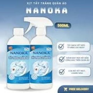 Chai xịt tẩy trắng quần áo NANOKA