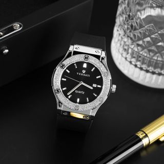 [ MS STORE x TOÀN PHÚ ] ĐỒNG HỒ NAM VERSATI THIẾT KẾ ĐÍNH ĐÁ SANG TRỌNG, PHONG CÁCH TRẺ TRUNG DỄ PHỐI ĐỒ - M185
