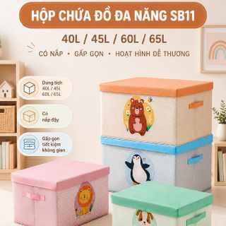 Hộp Chứa Đồ SB11 Đa Năng Có Nắp Gấp Gọn