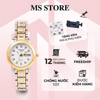 [MS STORE x VINHBANHBO] đồng hồ nữ ORUSS thiết kế nhẹ nhàng sang trọng rễ phối đồ , có dạ quang ban đêm -B87