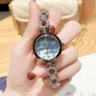 [ MS STORE x VINHBANHBO ] Đồng Hồ Đeo Tay Nữ Mingtuo Doukou Mặt Kính Vát Sáng Kim Cương Phong Cách Hàn Quốc-B146(Tặng Hộp Nhung)