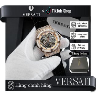 [ MS STORE] Đồng Hồ Nam CƠ VERSATI Phiên Bản Lộ Cơ Cao Cấp Thời Trang, Sang Trọng- M119 Tặng hộp da to