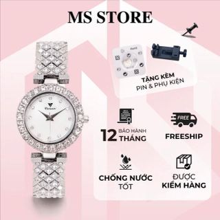 [ MS STORE KOC ] ĐỒNG HỒ NỮ CHÍNH HÃNG SANG TRỌNG, TINH TẾ - B128