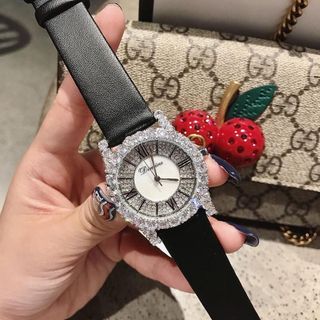 [MS STORE AFFILIATE] B111- ĐỒNG HỒ DINIMI MẶT TRÒN ĐÍNH ĐÁ CAO CẤP THIẾT KẾ LUXURY đồng hồ