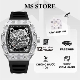 [ MS STORE x Tuấn Anh ] ĐỒNG HỒ NAM PIN THẠCH ANH , THIẾT KẾ ĐÍNH ĐÁ LỊCH LÃM SANG TRỌNG -M47